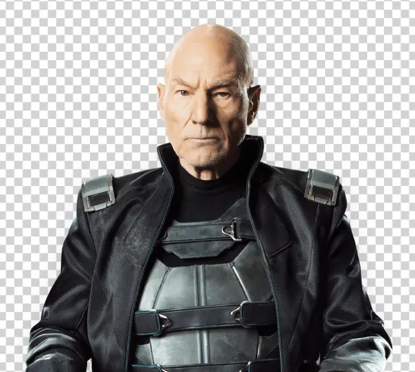 Patrick Stewart as Jean-Luc Picard PNG Transparent