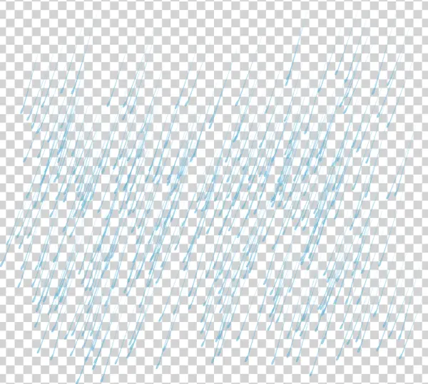 Blue Falling Rain Streaks PNG
