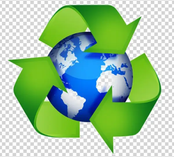 Earth Recycle Symbol Globe PNG Transparent