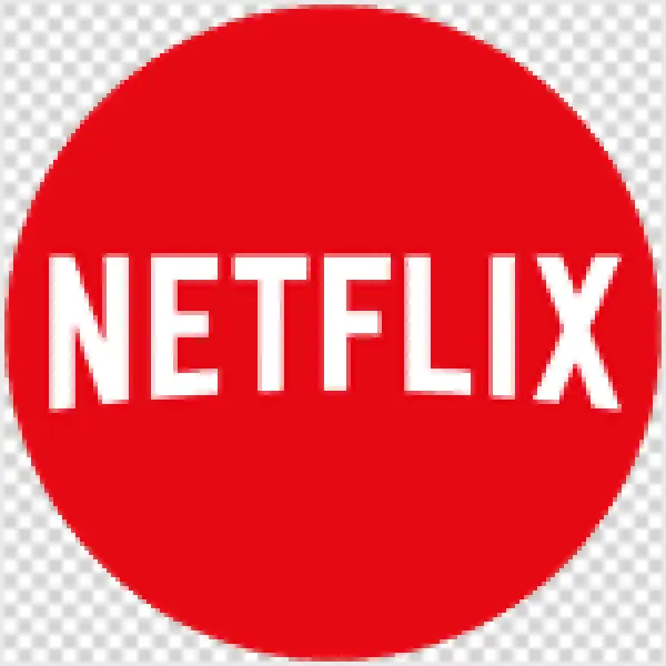 Netflix Red Circular Logo PNG