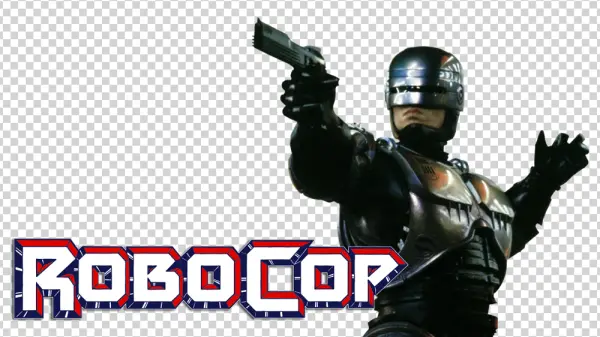 RoboCop and Logo PNG Transparent