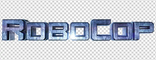 Robocop Logo Title PNG Transparent Background