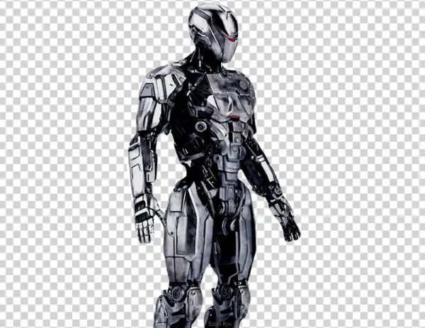 Robocop 2014 Metallic Suit PNG Transparent Background