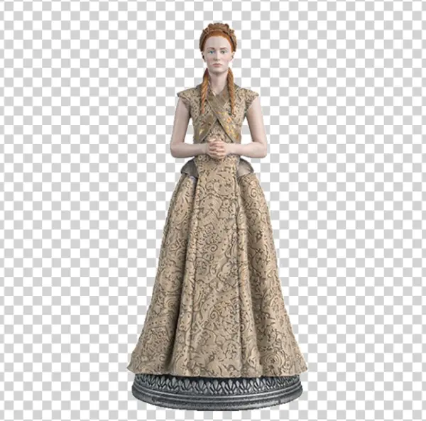 Sansa Stark Figurine PNG Transparent Background