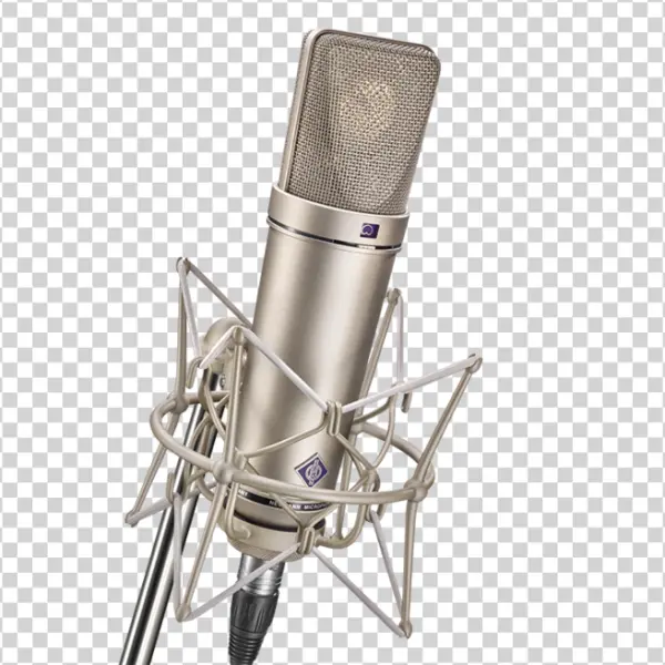 High-Quality Studio Condenser Microphone PNG