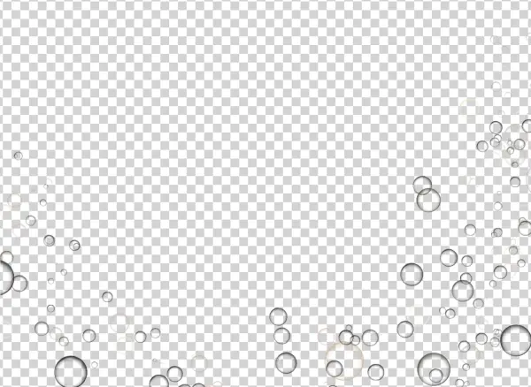 Floating Abstract Bubbles PNG