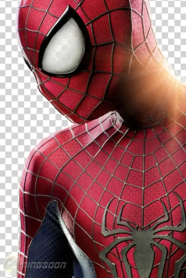 Amazing Spider-Man Suit Close-Up PNG