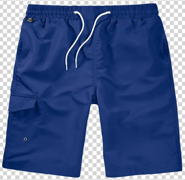 Blue Swim Shorts PNG Transparent Background