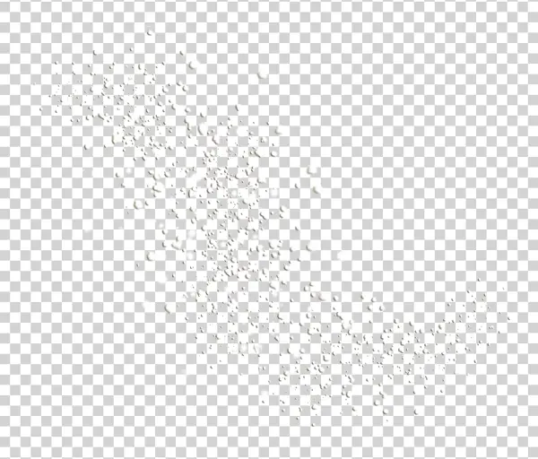 Scattered White Pearl Dust PNG Transparent