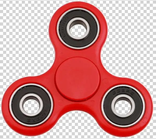 Red Fidget Spinner PNG Transparent Background