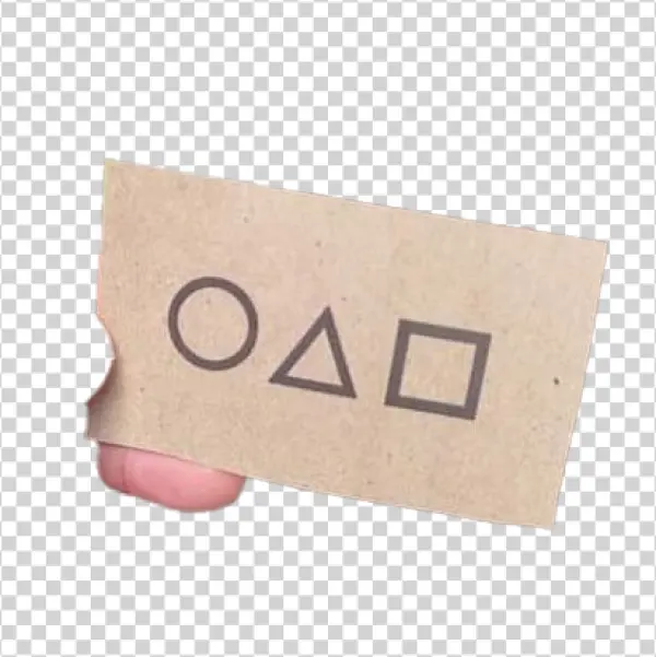 Squid Game Invitation Card PNG Transparent