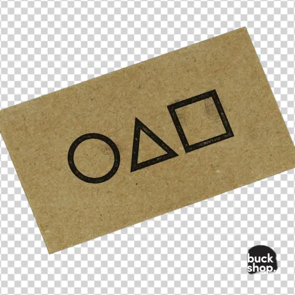 Squid Game Invitation Card Symbols PNG