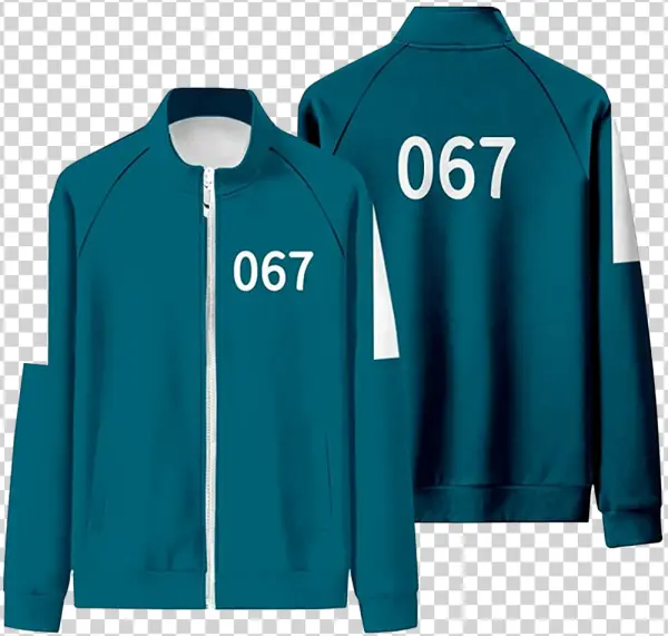 Squid Game Jacket 067 PNG Transparent Background