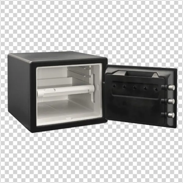 Open Security Safe PNG Transparent Background