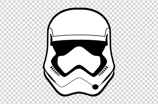 First Order Stormtrooper Helmet PNG