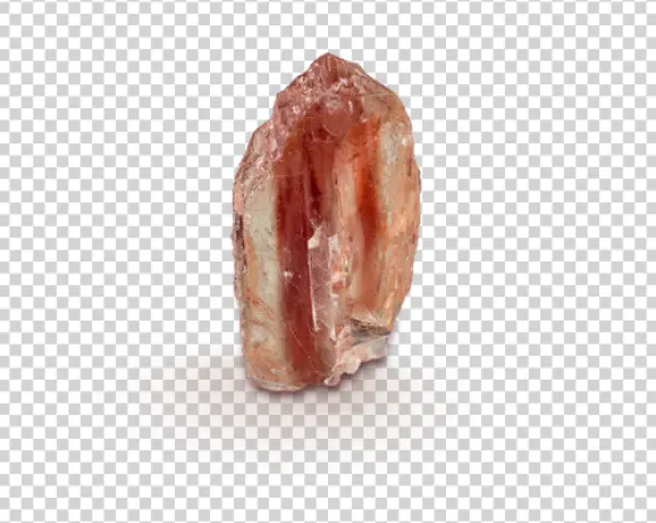 Raw Pink and Orange Crystal Transparent PNG