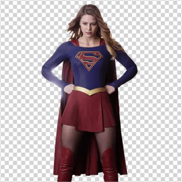 Supergirl Melissa Benoist PNG Transparent Background