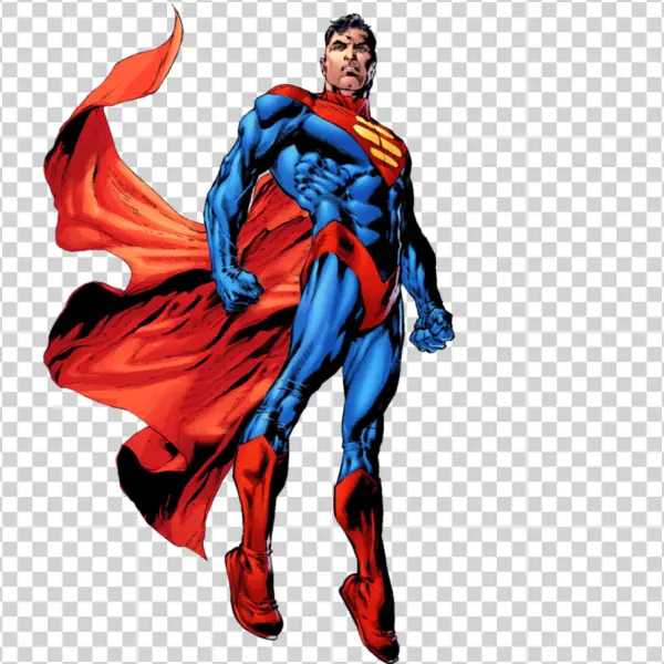 Superman New 52 Suit PNG Transparent Background