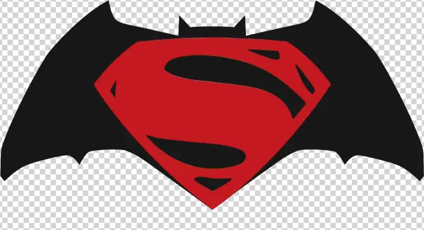 Batman V Superman Logo PNG Transparent Background
