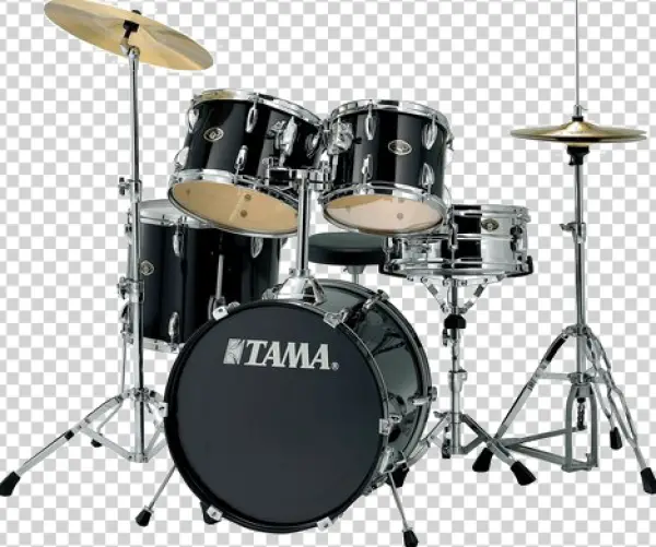 Black Tama Drum Kit PNG Transparent Background