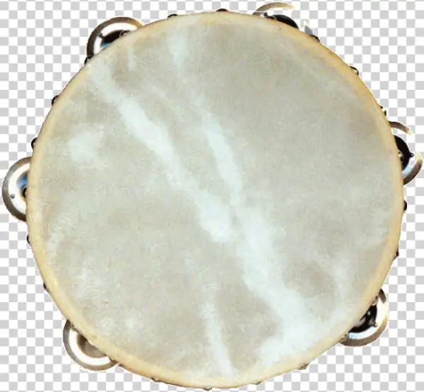 Tambourine Instrument PNG Transparent Background