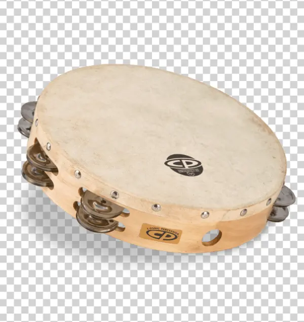 Wooden Tambourine Musical Instrument PNG