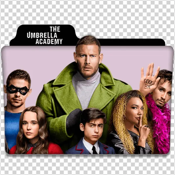 The Umbrella Academy Cast Logo PNG Transparent Background