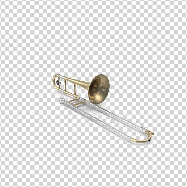 Trombone Musical Instrument PNG Transparent Background