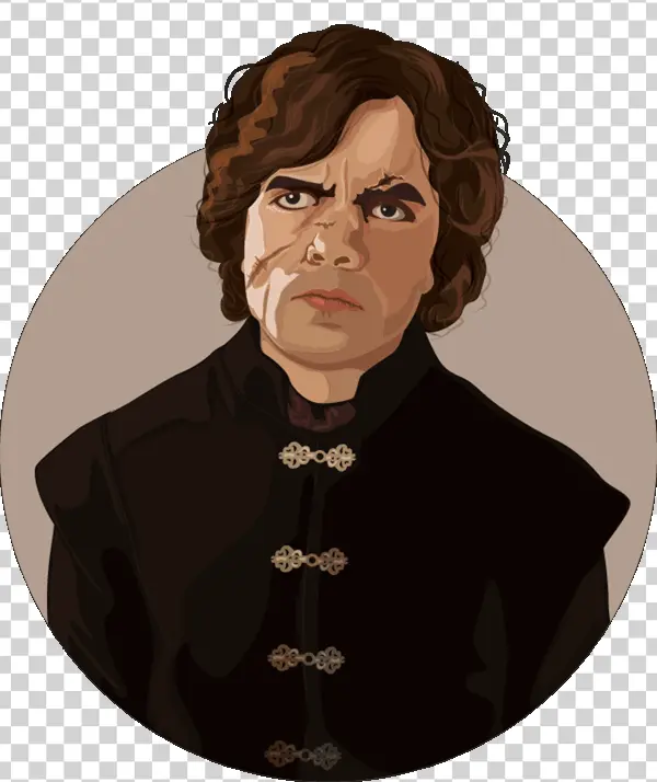 Tyrion Lannister Vector Art PNG Transparent Background