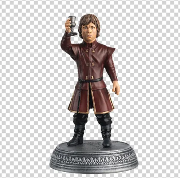 Tyrion Lannister Figurine Holding Goblet PNG