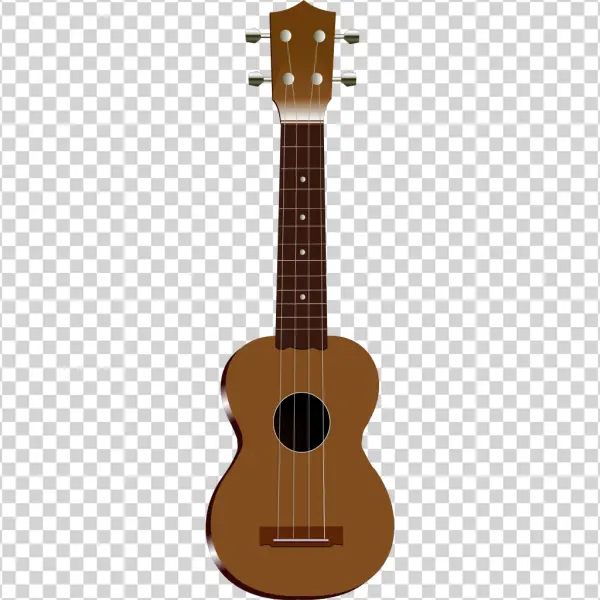 Brown Ukulele PNG Transparent Background