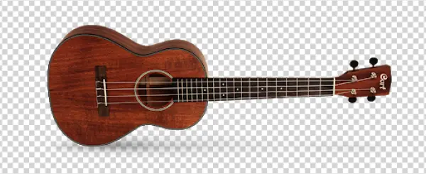 Dark Wood Ukulele PNG Transparent Background