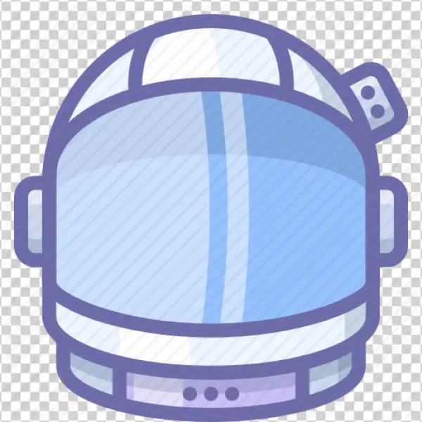 Astronaut Helmet Icon PNG Transparent Background