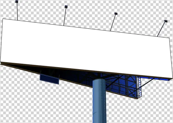 Blank Billboard PNG Transparent Background