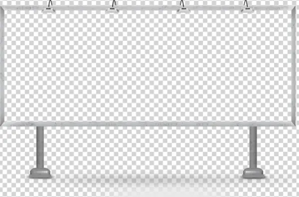 Blank Billboard Sign PNG Transparent Background