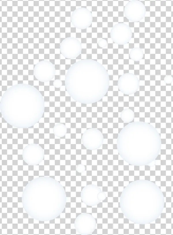 Transparent Floating Bubbles PNG