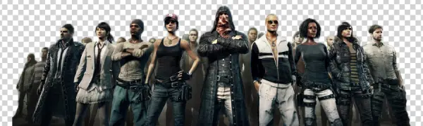 Diverse Group of Urban Characters PNG Transparent