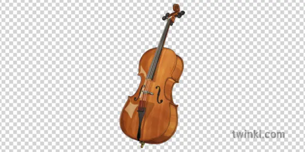 Classical Cello Musical Instrument PNG Transparent Background