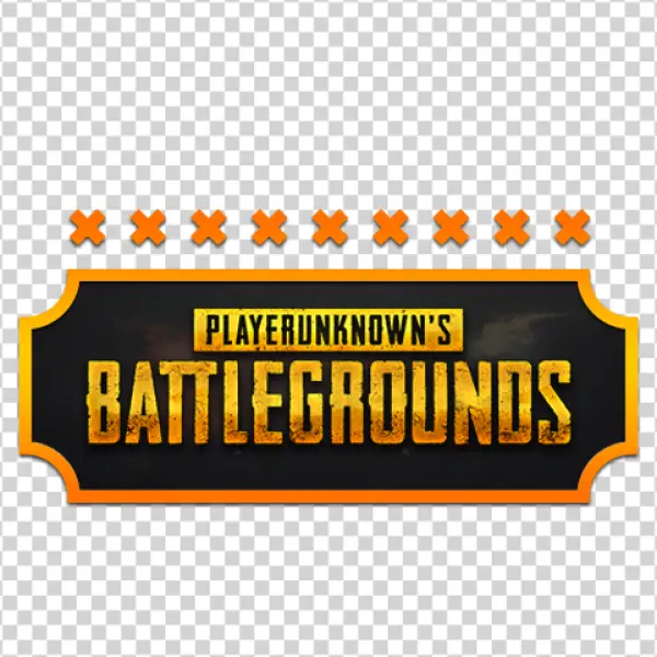 PUBG Game Logo Ticket PNG