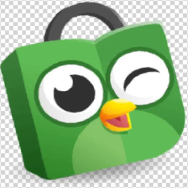 Duolingo Duo Owl Logo Icon Transparent PNG