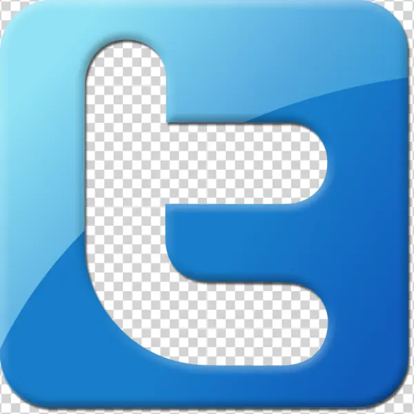 Old Twitter 't' Icon PNG Transparent Background