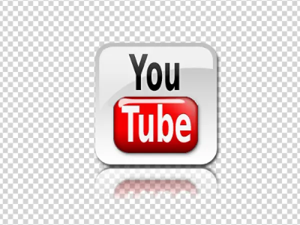Classic YouTube Logo Button Icon PNG