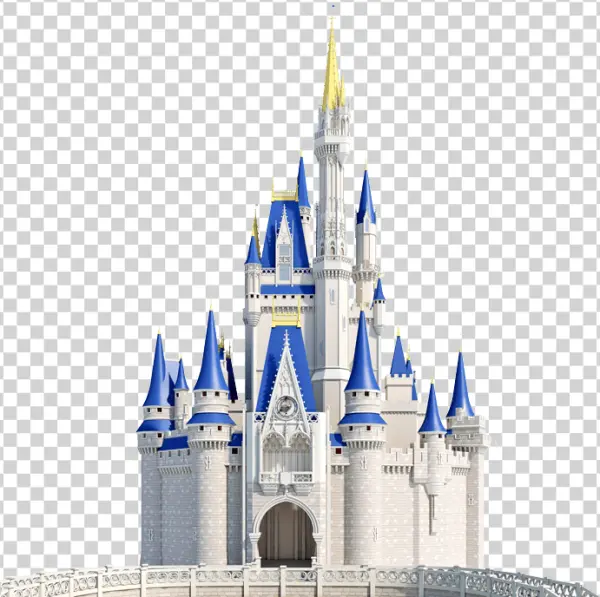 Enchanted Fairytale Castle PNG Transparent Background