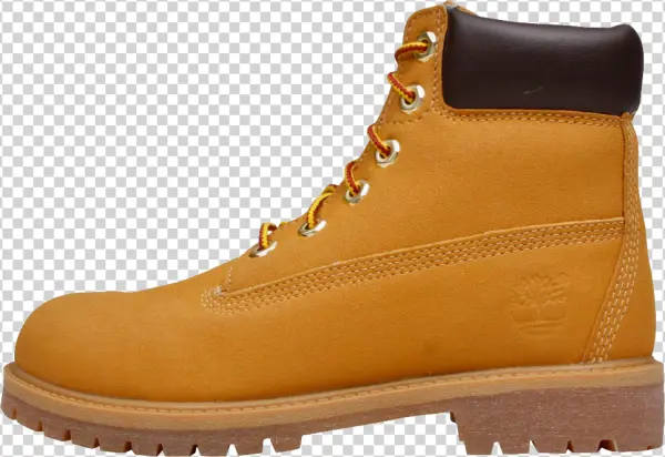 Classic Tan Work Boot PNG Transparent