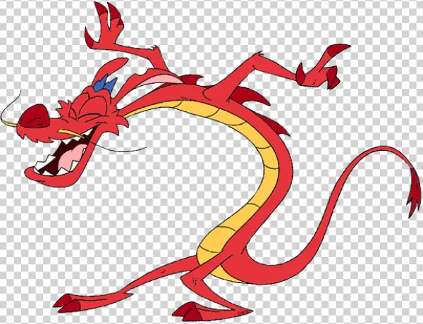 Mushu Laughing Disney Character PNG