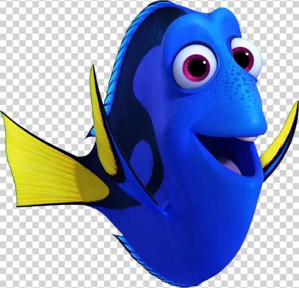 Dory from Finding Nemo PNG Transparent Background