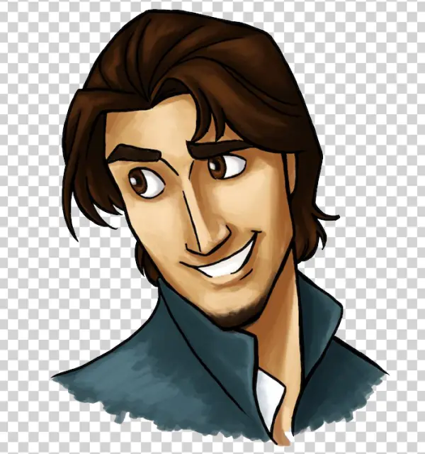 Smiling Cartoon Man Character PNG Transparent