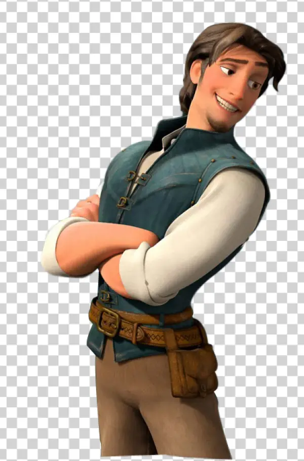 Flynn Rider from Tangled Transparent Background PNG