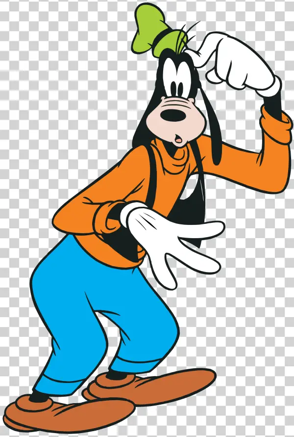 Goofy Disney Character PNG Transparent Background