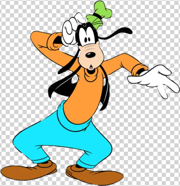 Goofy Disney Character PNG Transparent Background